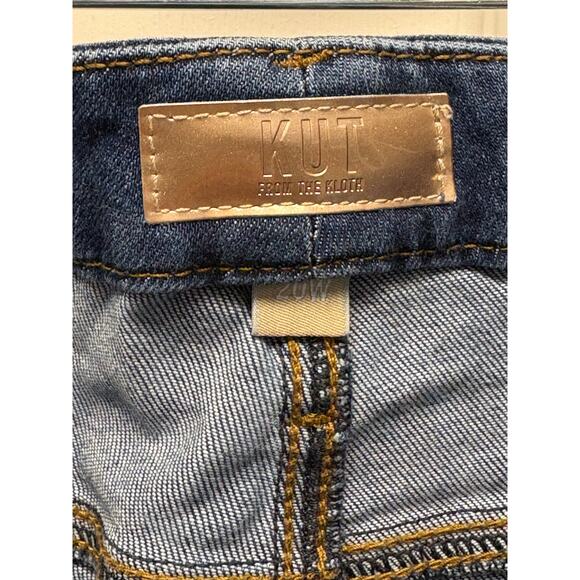 Kut From The Kloth Jeans Meg Wide Leg Front Patch Pockets Women’s Size 20 - Picture 4 of 6